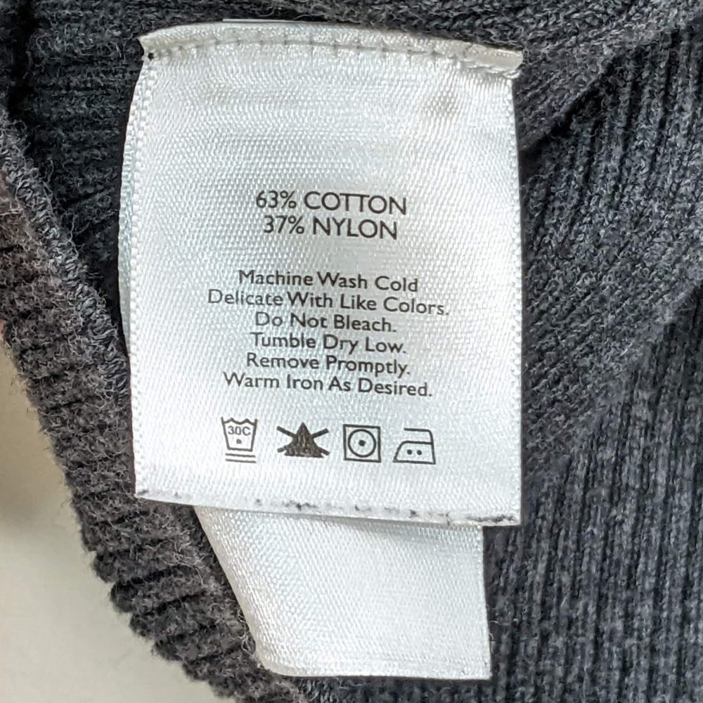 Eddie Bauer Sweater Gray sz S - Picture 5 of 6